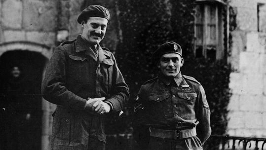 Maj Carey-Elwes (left)