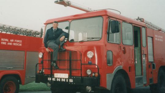 Carl Austin-Behan was a firefighter in the RAF until the service found out about his sexuality (Picture: Carl Austin-Behan)