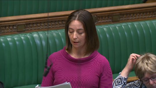 Carol Monaghan in House of Commons