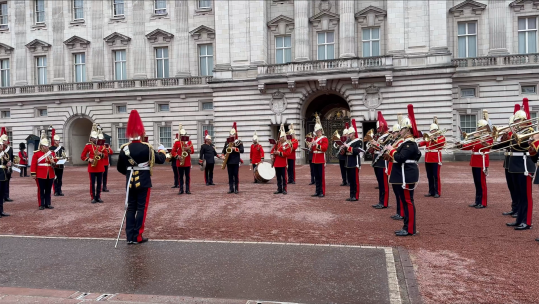 Cavalry performing Pink Pony Club by Chapel Roan CREDIT ROYAL FAMILY