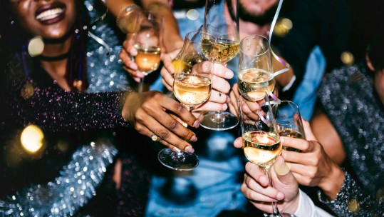 Celebrating Celebration Champagne Prosecco Friends Party Credit rawpixel.com
