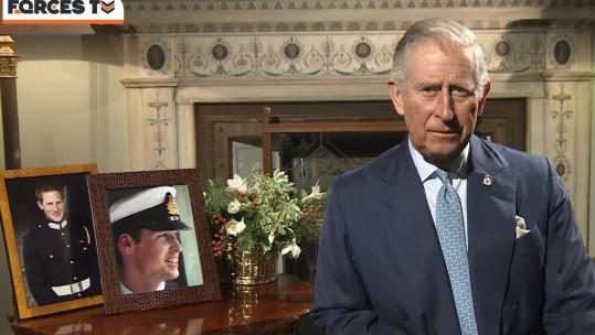 HRH The Prince Of Wales Delivers Christmas Message To HM Armed Forces 