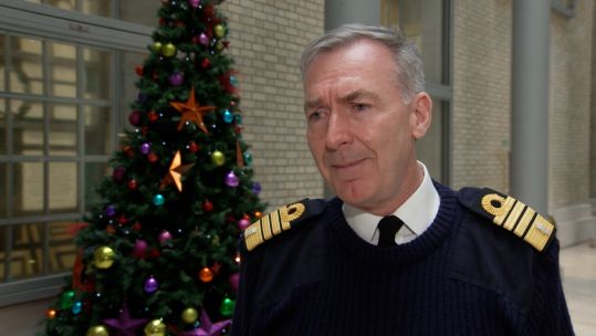 Chief of the Defence Staff Admiral Sir Tony Radakin Christmas Message 181223 CREDIT BFBS