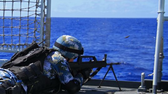 Chinese marine during Rim of the Pacific exercise