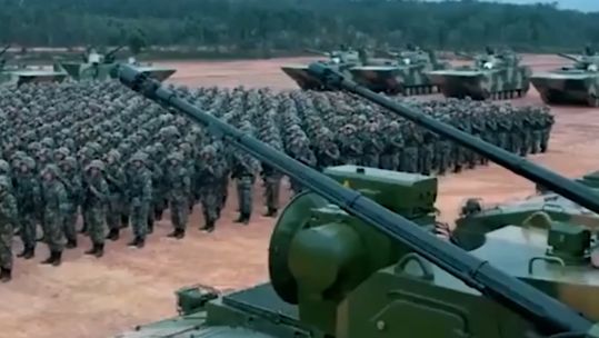 Chinese military (Picture: China MOD).
