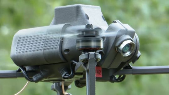 Close up of a drone flying 111023 CREDIT BFBS