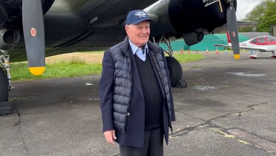 Royal Air Force veteran and Distinguished Flying Cross winner, Colin Bell survived 50 raids over Germany, including 13 raids over Berlin