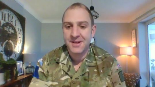 Colour Sergeant Ryan North, originally from 2 PARA and now an instructor at Sandhurst. Brother of Radio DJ Jordan North 051220 CREDIT BFBS
