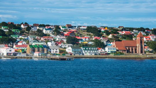 Stanley, the capital of the Falkland Islands, has applied to become a city in the Civic Honours competition (Picture: Alamy).