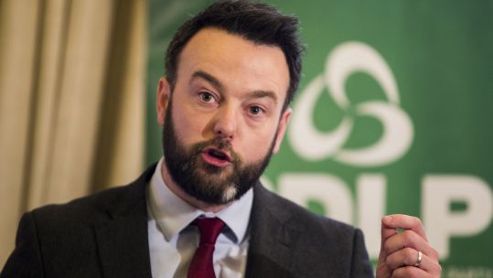 Colum Eastwood at SDLP manifesto launch