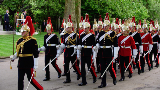 The Combined Cavalry Old Comrades Association at the Cavalry Memorial