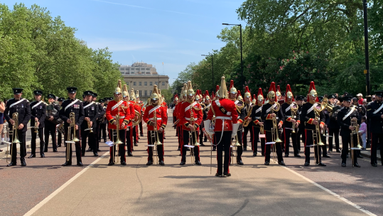Combined Cavalry Old Comrades Memorial parade 120524 CREDIT BFBS