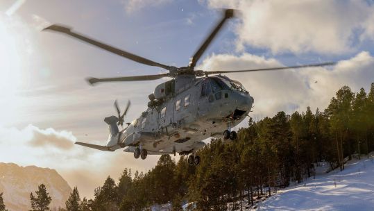 Modifications including folding rotor blades and tail mean the Merlins can operate from a greater number of ships