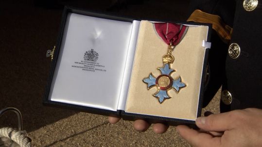 Commodore Perks' CBE Award 01022022 CREDIT BFBS