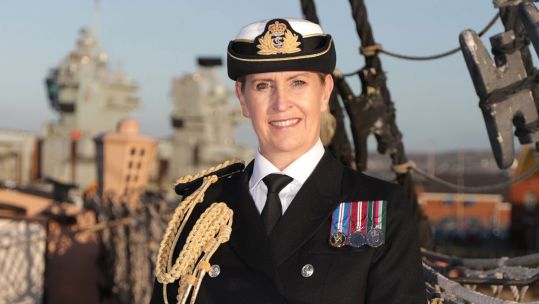 Commodore Mel Robinson Commander of the Maritime Reserves Credit Royal Navy