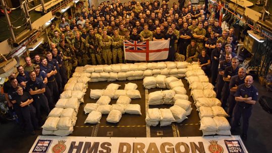 HMS Dragon Drug Seizure
