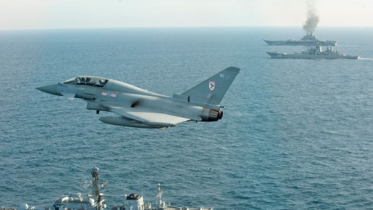 Royal Navy & RAF Russian Navy Escort