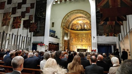 SSAFA Christmas Carol Service 2021 (Picture: BFBS).