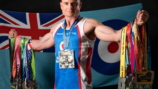 Corporal Jon Ward completes his centenary challenge of running 100 marathons, all while raising money for the RAF’s leading welfare charity, the Royal Air Force Benevolent Fund