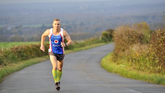 Corporal Jon Ward hasn't stopped running since he completed his centenary challenge for RAF100