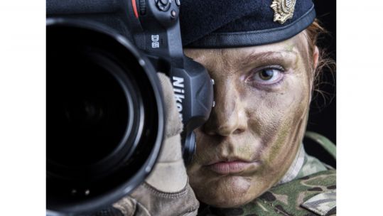 Cover Image: Corporal Rebecca Brown became the first female soldier to win photographer of the year (Picture: British Army).