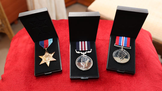 Corporal Tom McGraths medals