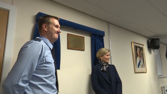 Countess of Wessex RAF St Mawgan visit