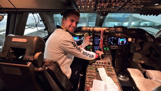 Gold On Board: Forces Olympians Fly Into UK