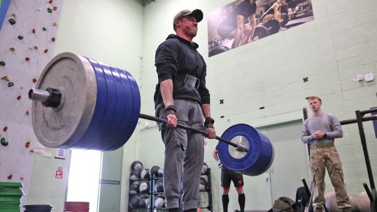 Craftsman Josh McMay won the men's under 80kg competition 