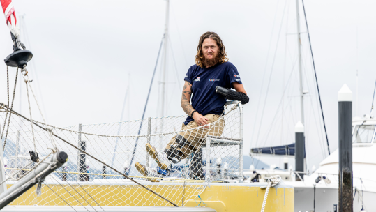 Craig Wood, a triple amputee Afghanistan veteran becomes the first to cross the Pacific Ocean unsupported