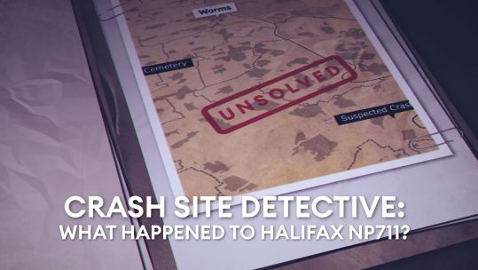 Crash Site Detective: What Happened To Halifax NP711? SCREENGRAB CREDIT BFBS
