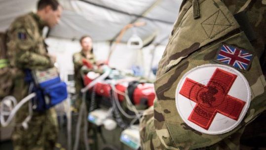 Critical Care Air Support Team conducting a demonstration in Oman 300918 CREDIT MOD
