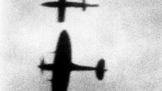 Crown Copyright RAF Fighter Command pilots would tip over V1 rockets with the wing tips of their aircraft