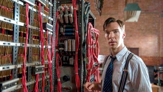 Alan Turing's work cracking the Germans' Enigma code at Bletchley Park was portrayed by Benedict Cumberbatch in the film The Imitation Game