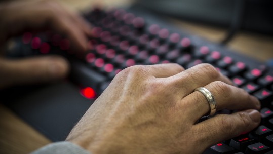 Generic keyboard image (Picture: MOD).