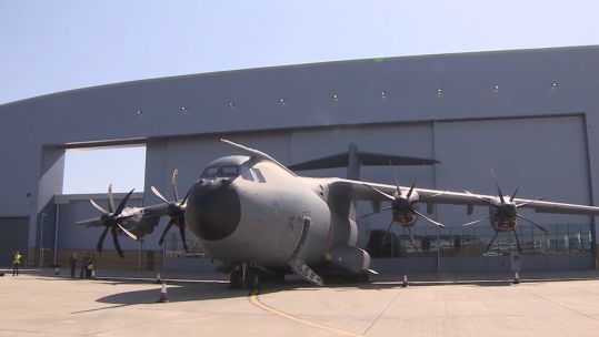 Cyclone Idai RAF Plane Arrives Back In UK After Delivering Mozambique Aid BFBS 010419