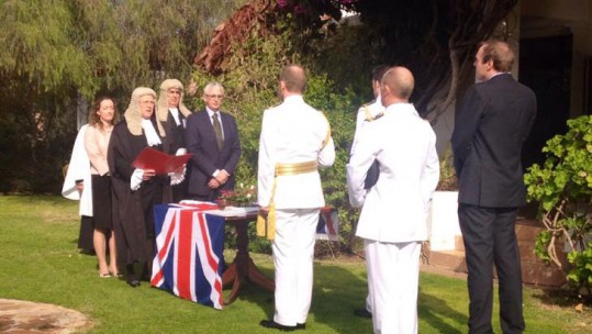 New British Forces Cyprus Commander Sworn In