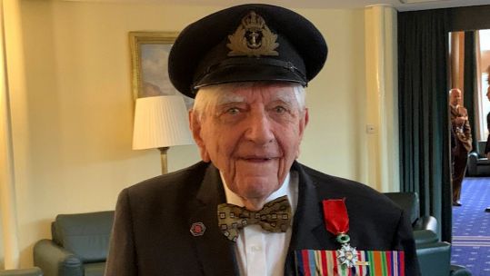 D Day Veteran Dennis ‘Roy’ Cooper 211020 CREDIT SSAFA