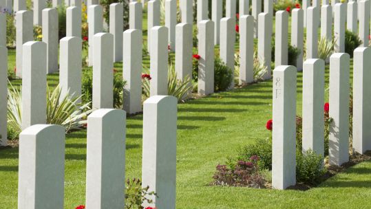 Bayeux Cemetery, Normandy. D-Day 75.