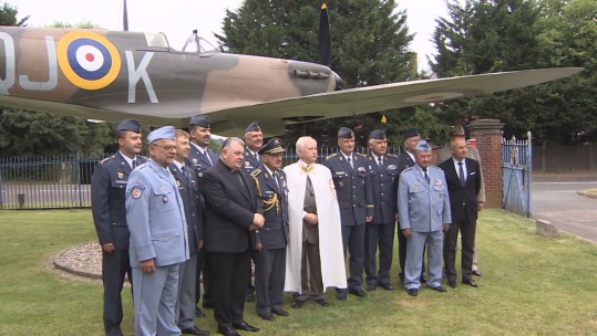 RAF Czech Pilot Reunited With The Spitfire
