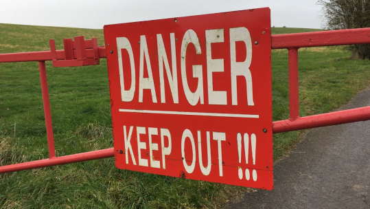 Danger keep Out