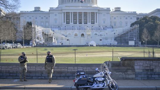 Cover image: DC National Guard in front of the US Capitol the day after unrest by President Donald Trump supporter (Picture: USA TODAY Network/SIPA USA/PA Images).