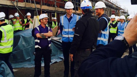 DIY SOS: Prince William And Prince Harry Lend A Hand