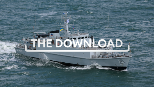 Ukrainian minehunter