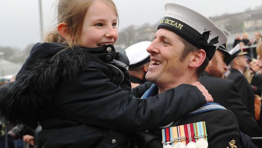 HMS Ocean Homecoming