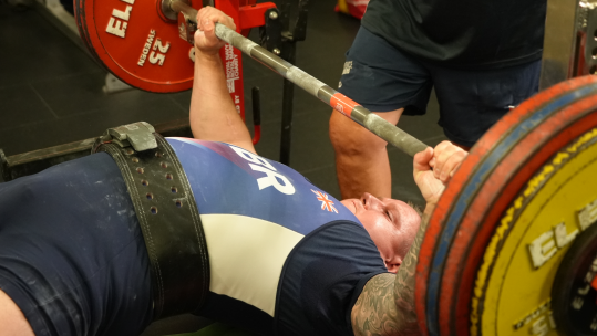 Powerlifter Petty Officer Wesley McGuinness