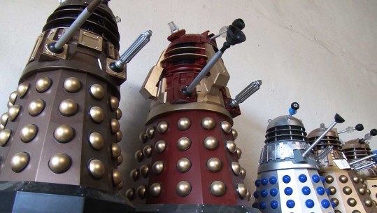 The Doctor Who Fan &amp; His Pepper Pot Villains
