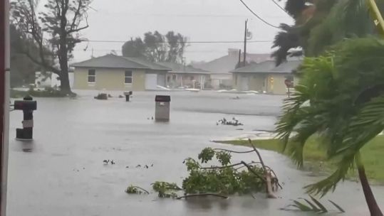 Damage caused by Hurricane Ian