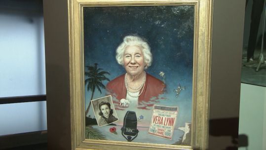 Dame Vera Lynn portrait 130120 CREDIT BFBS.j