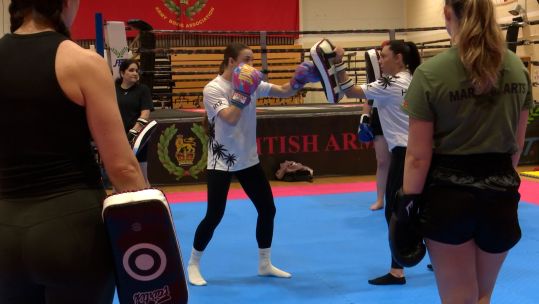 Dani Butler training with Army Muay Thai Credit BFBS DATE 02072025.jpg 